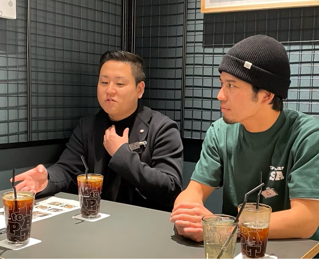 大阪高島屋バイヤー小池さんと店長 高橋さん